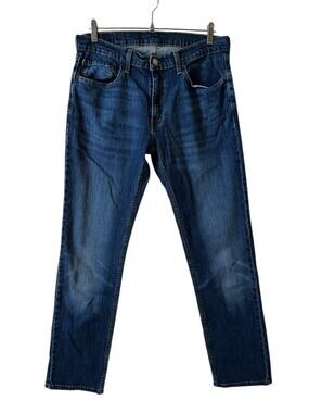 Levis Mens 559 Relaxed Straight Jeans Dark Wash Size 32x34 Classic Casual Skater